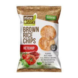 RiceUp! ketchup ízű barna rizs chips 60g