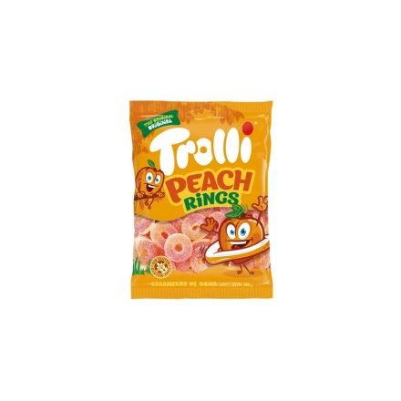 Trolli barack ízű, karika alakú gumicukor 100 g