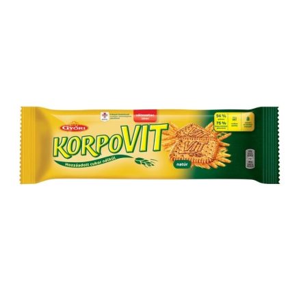 Győri korpovit keksz natúr 174 g