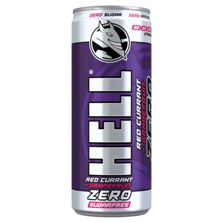 Hell zero ribizli-grapefruit energiaital 250 ml