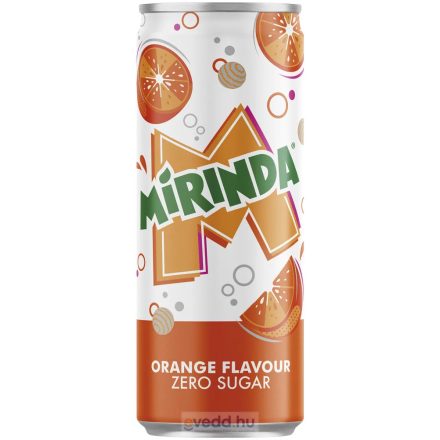 Miranda zero narancs 330ml