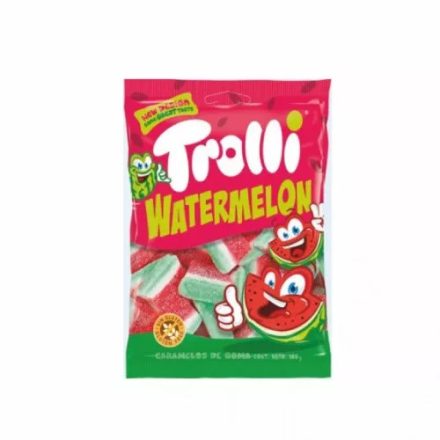 Trolli gluténmentes dinnyés gumicukor 100 g