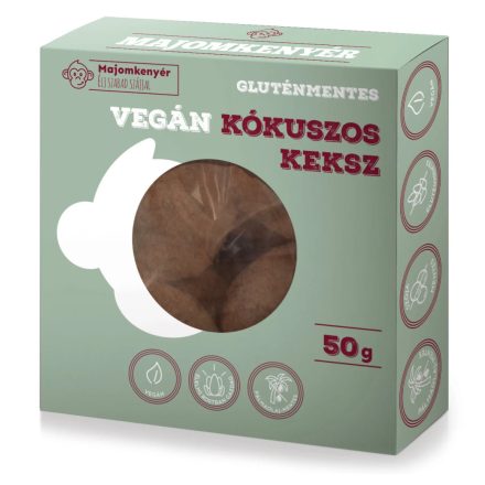 Majomkenyér vegán kókuszos keksz  50 g