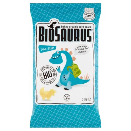 BioSaurus Junior kukorica snack sós 50 g