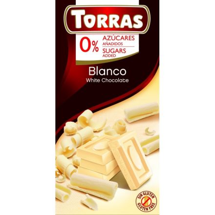 Torras fehércsokoládé 75 g