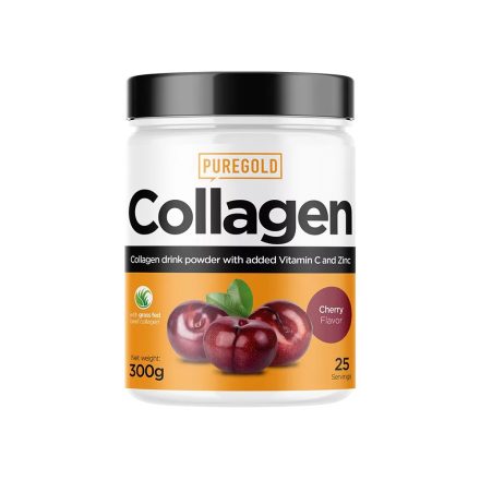 Pure Gold Collagen cherry ízű