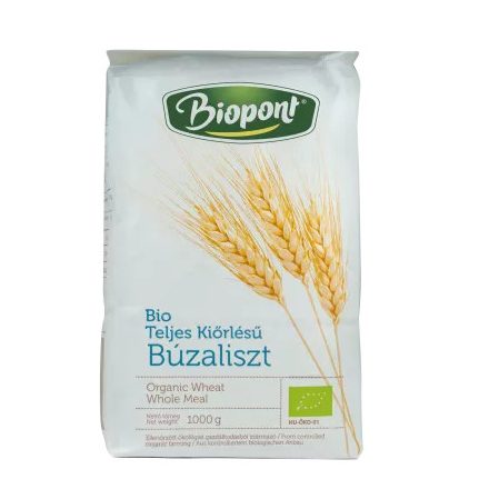 Biopont teljes kiőrlésű búzaliszt 1kg