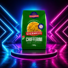 Gyermelyi durum chifferini szarv. 500g