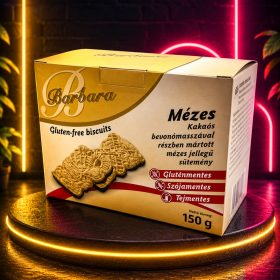 Barbara mézes kakaós sütemény 150g