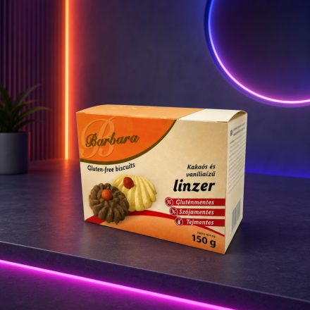 Barbara kakaós és vaníliaízű linzer 150g