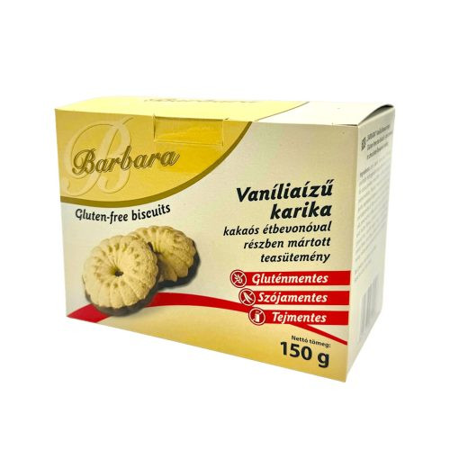 Barbara vaníliaízű karika 150g
