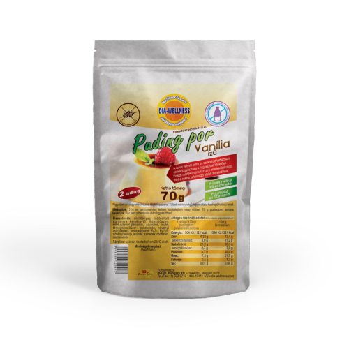 Dia-Wellness vaníliás pudingpor 70g