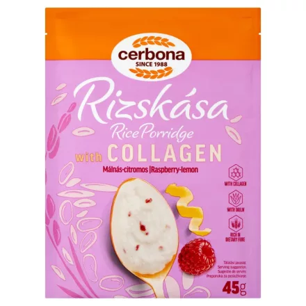 Cerbona rizskása kollag.málna-citrom 45g