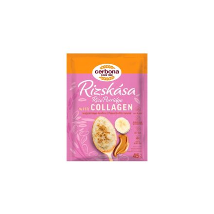 Cerbona rizskása kollag. mogyoróvaj-banán 45g