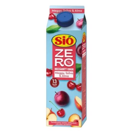 Sió zero meggy-szilva-alma gyüm.ital 1l