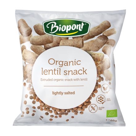 Biopont bio lencse snack, enyhén sós