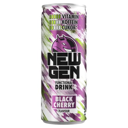Hell New Gen fekete cseresznye 250ml