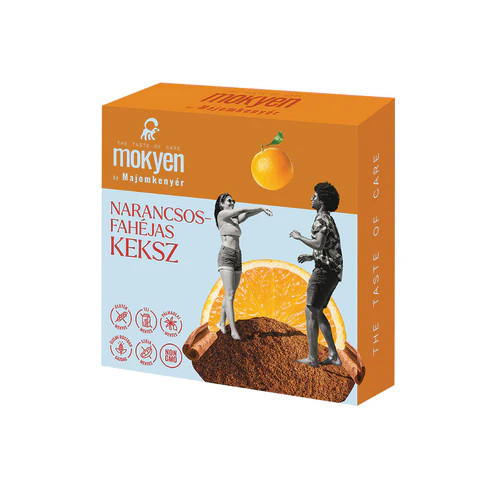 Mokyen narancsos-fahéjas keksz 50g