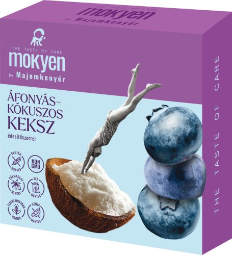 Mokyen áfonyás kókuszos keksz 50g