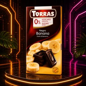 Torras banános étcsokoládé 75g