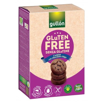 Gullón choco chips gluténm. keksz 200g