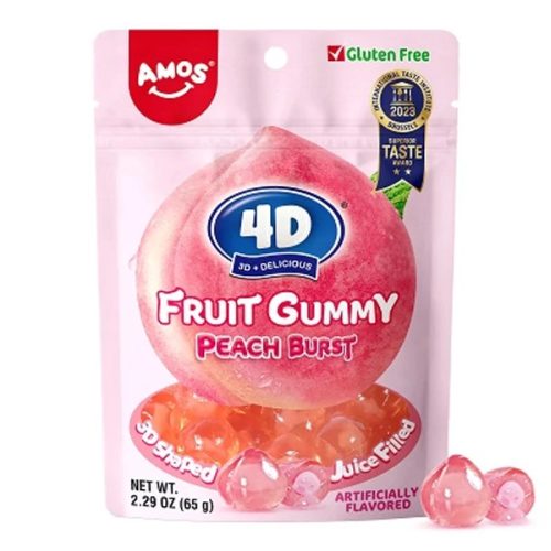 Amos 4D gumicukor barack 65g