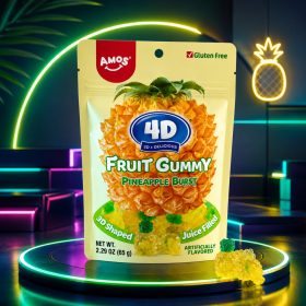 Amos 4D gumicukor ananász 65g