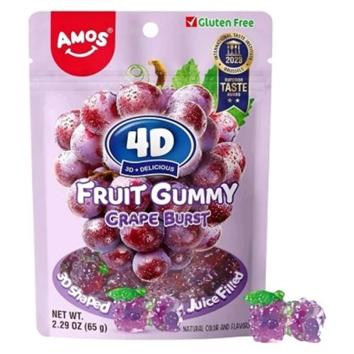Amos 4D gumicukor szőlő 65g