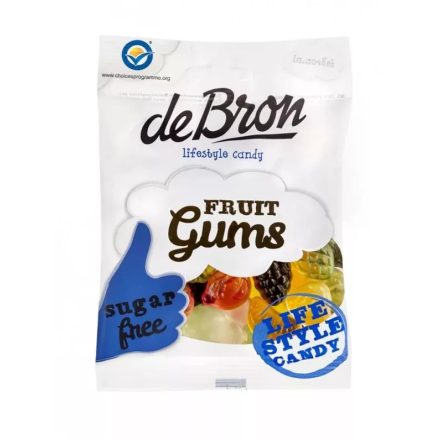 deBron cukorm. gyümölcsös gumicukor 100g