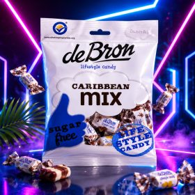 deBron cm Karibi-mix karamella vál. 90g