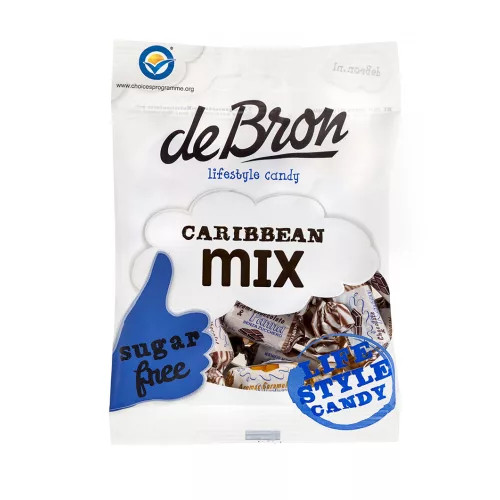 deBron cm Karibi-mix karamella vál. 90g