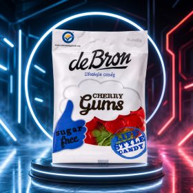 deBron cukorm. cseresznyés gumicukor 90g