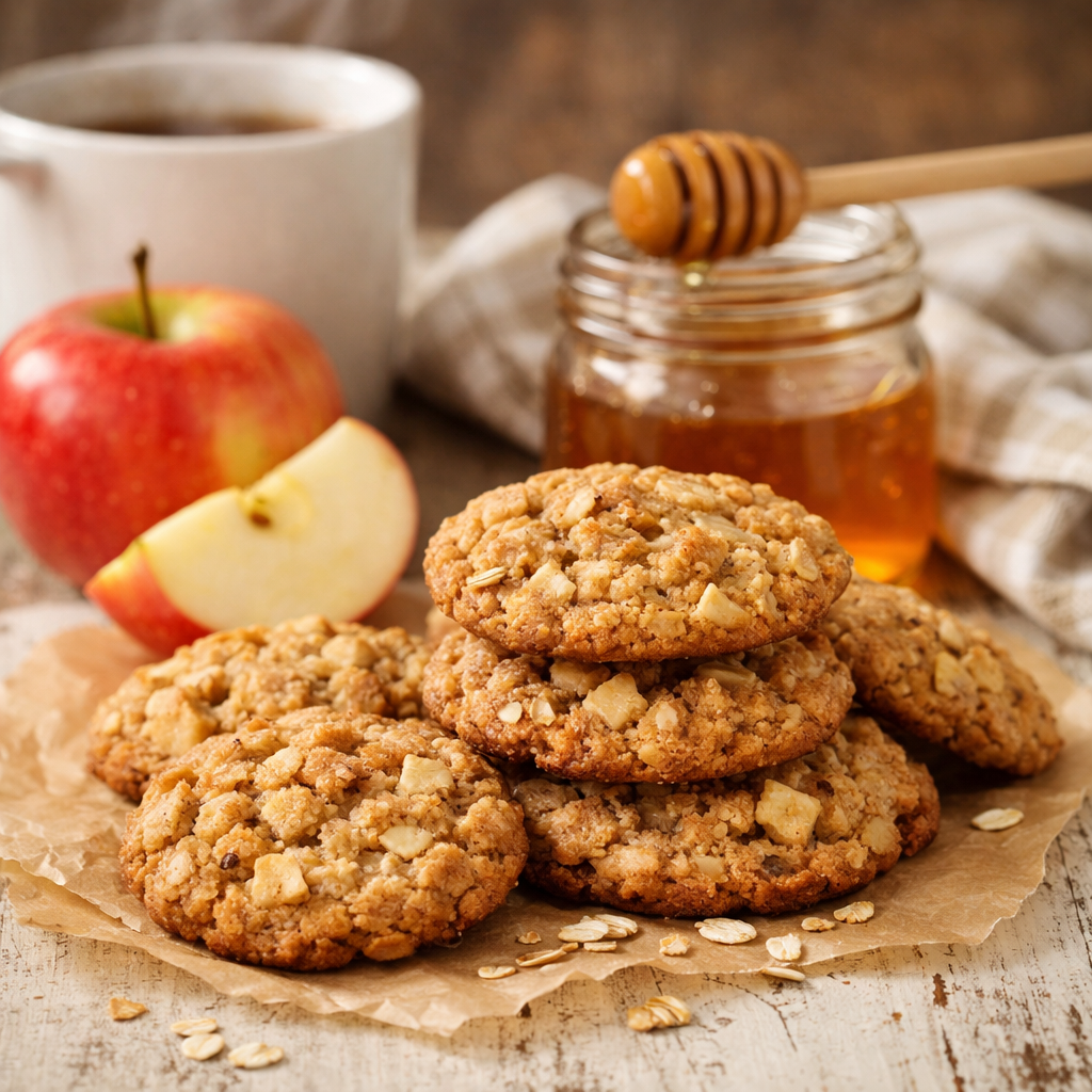 Almás-fahéjas zabkeksz 