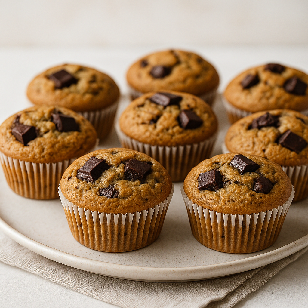 Csokis-banános muffin