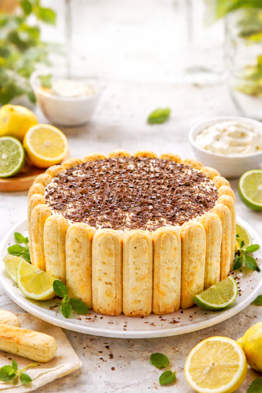 Cukormentes lime torta 