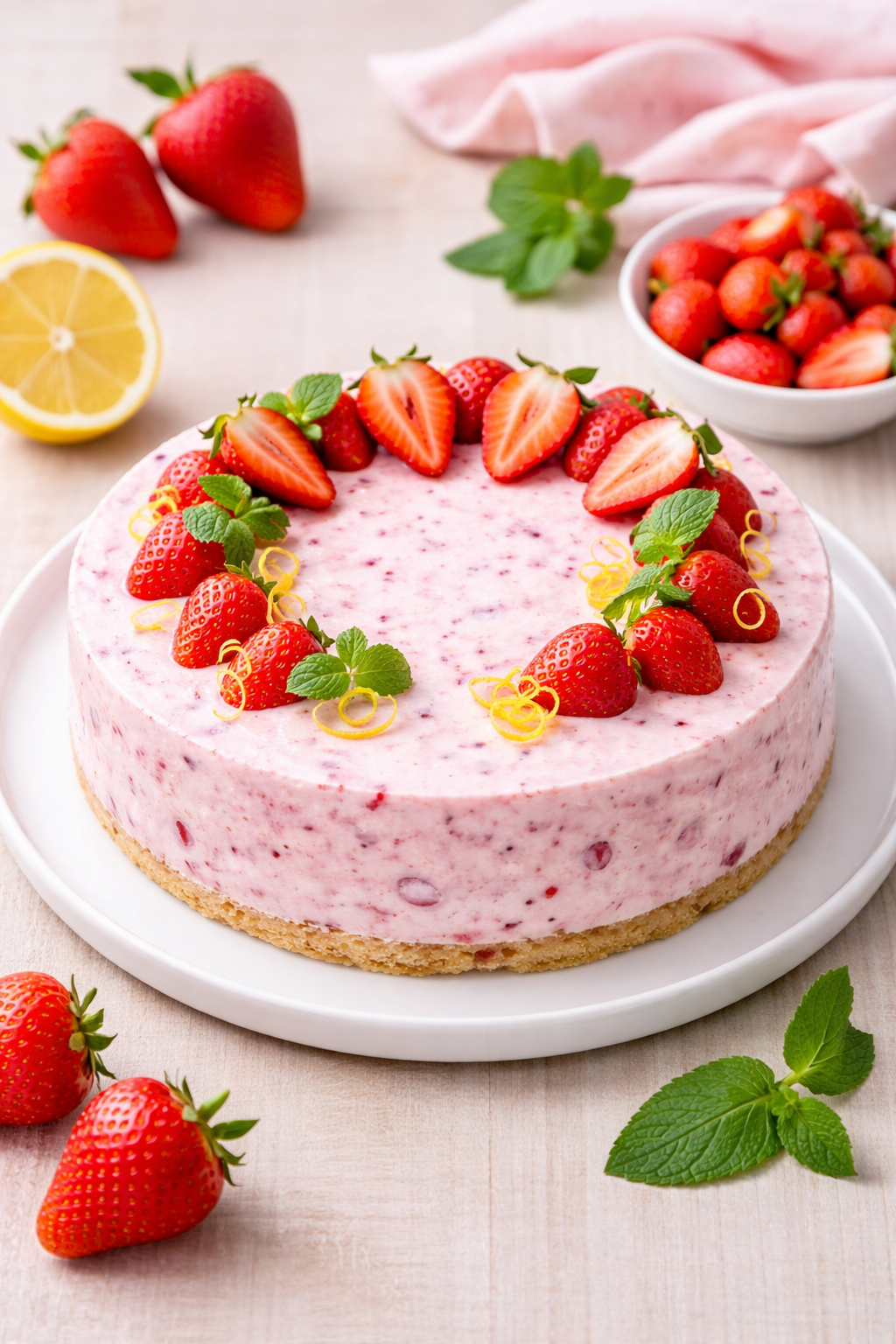 Cukormentes epres túrótorta